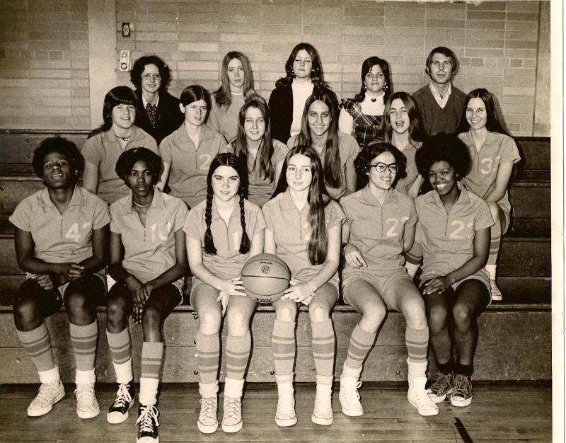 Cape’s 1973 state champion girls’ basketball team.